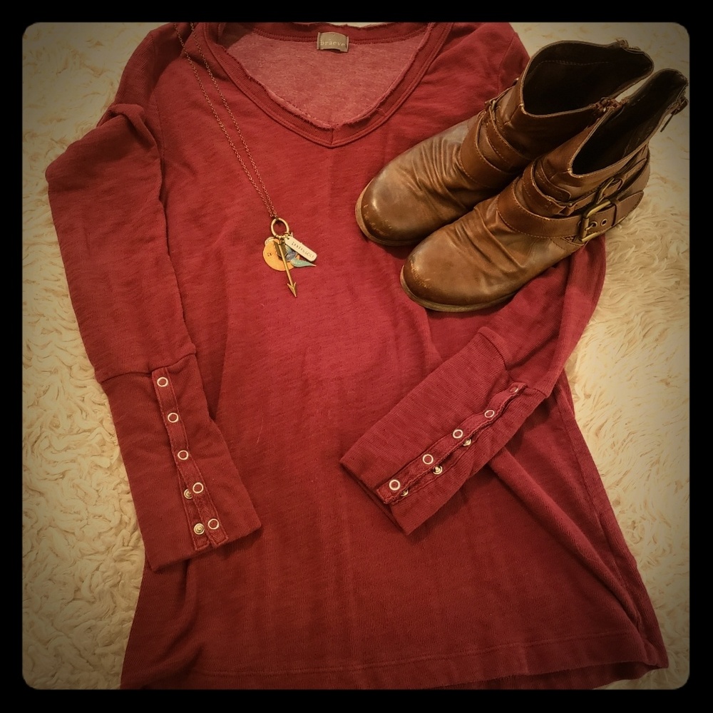 BRAEVE Henley style shirt